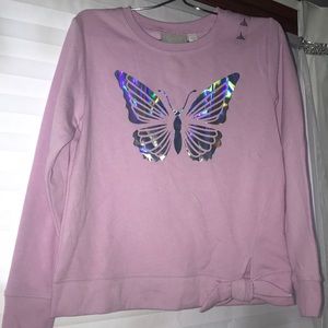 Oshkosh b’gosh purple butterfly sweater.